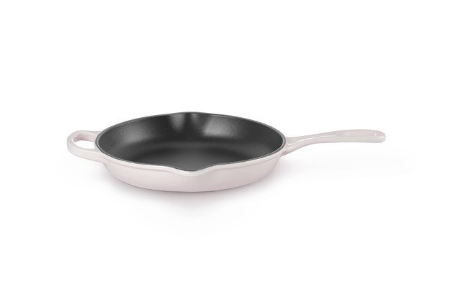 Le Creuset Cast Iron Signature Skillet 23cm Shell PinkShell Pink image number 1