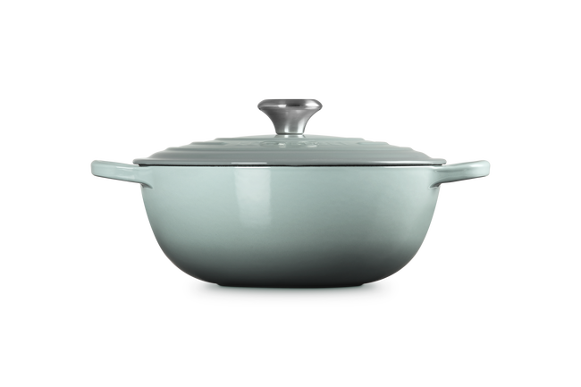 Le Creuset Cast Iron Signature Soup Pot 32cm Sea SaltSea Salt image number 3