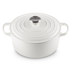 Cast Iron Signature Round CasseroleWhite image number 2