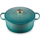 Le Creuset Cast Iron Signature Round CasseroleRiviera image number 3