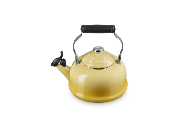 Le Creuset Whistling Teakettle with Stainless Steel Knob 1.6L CamomilleChamomile image number 2