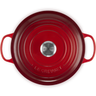 Cast Iron Signature Deep Round CasseroleCerise image number 4