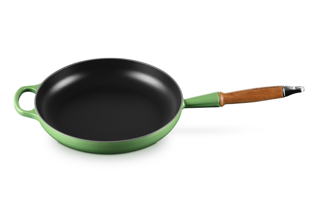 Cast Iron Signature Frying Pan with Wooden HandleBamboo image number 2
