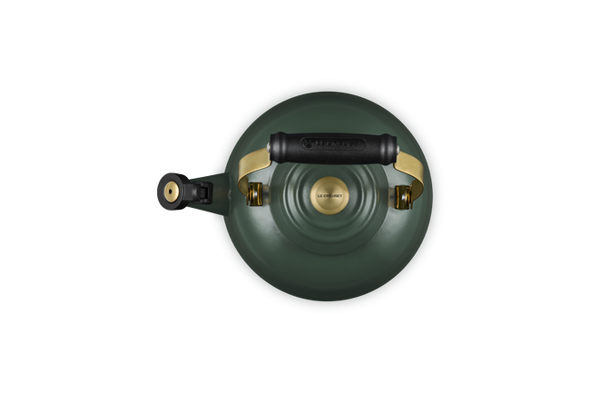 Le Creuset Whistling Teakettle with Gold Knob 1.6L For&ecirc;tFor&ecirc;t image number 4