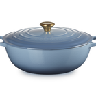 Le Creuset Cast Iron Signature Soup Pot 32cm ChambrayChambray image number 1