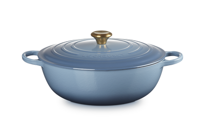 Le Creuset Cast Iron Signature Soup Pot 32cm Chambray