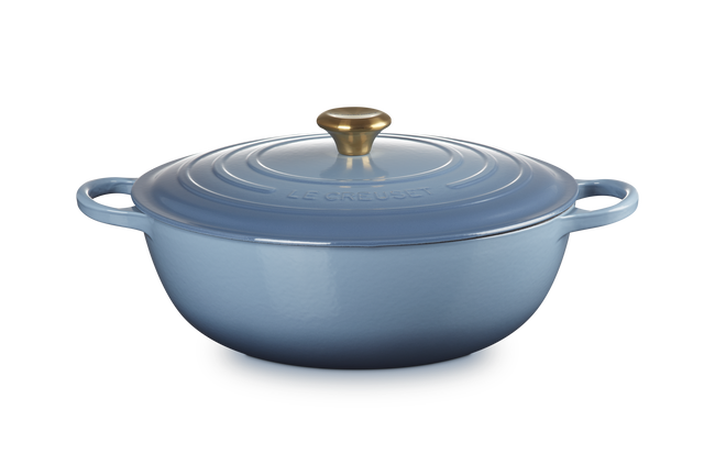 Le Creuset Cast Iron Signature Soup Pot 32cm ChambrayChambray image number 1