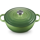 Le Creuset Cast Iron Signature Soup Pot 26cm Bamboo GreenBamboo image number 2