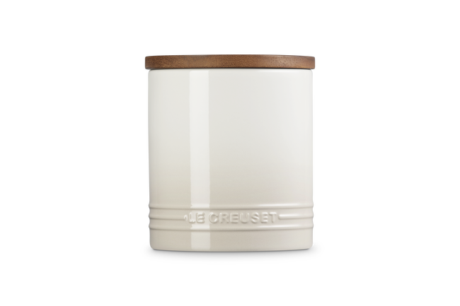 Signature 1.1L Storage Jar with Wooden LidMeringue image number 3
