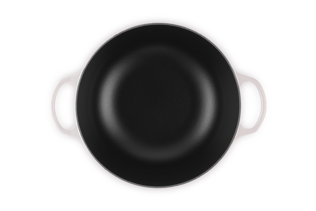 Le Creuset Cast Iron Signature Soup Pot 26cm Shell PinkShell Pink image number 5