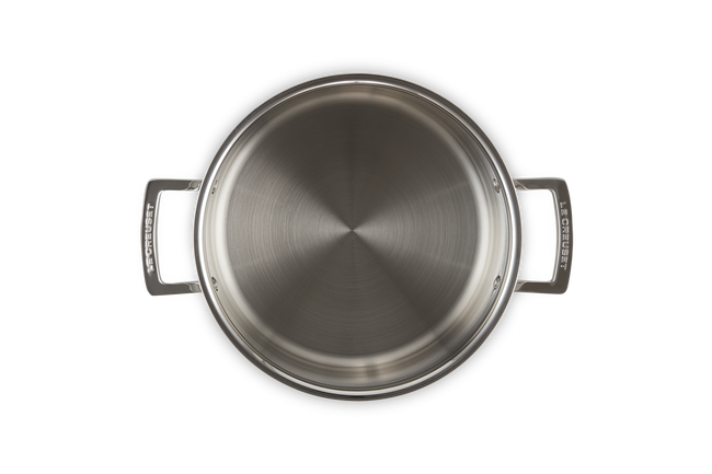 3-ply Stainless Steel Deep Casserole image number 7