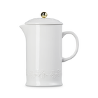 Stoneware Holly Coffee Press with Gold Knob image number 5