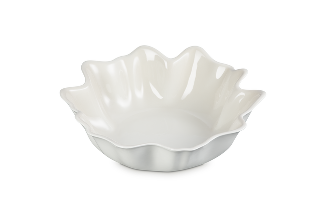 Stoneware Iris Serving BowlMeringue image number 2