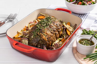 Le Creuset Cast Iron Signature Roaster 37cm Matte Black