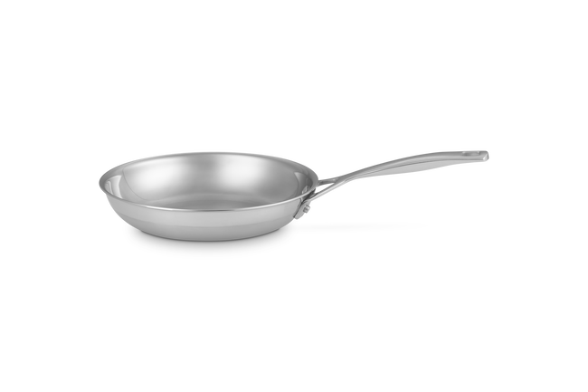 3-ply Stainless Steel Uncoated Frying Pan image number 1