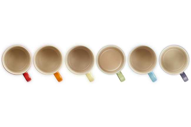 Stoneware Rainbow Set of 6 London 350ml Mugs image number 6