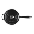 Le Creuset Cast Iron Signature Saucepan 18cm Matte BlackMatte Black image number 4