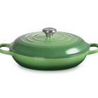 Le Creuset Cast Iron Signature Shallow Casserole 30cm Bamboo GreenBamboo image number 1