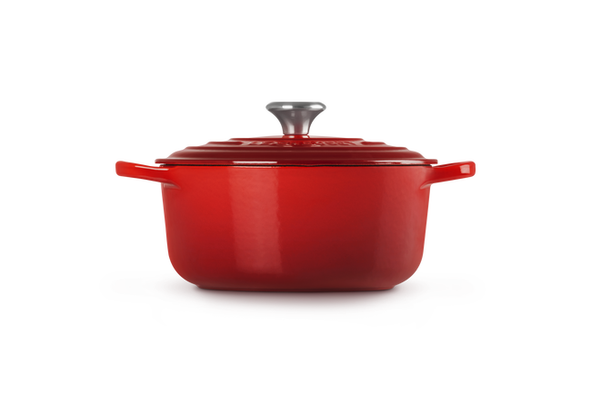 Cast Iron Signature Round CasseroleCerise image number 3