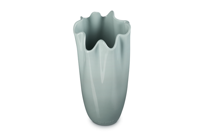 Stoneware Iris VaseSea Salt image number 2