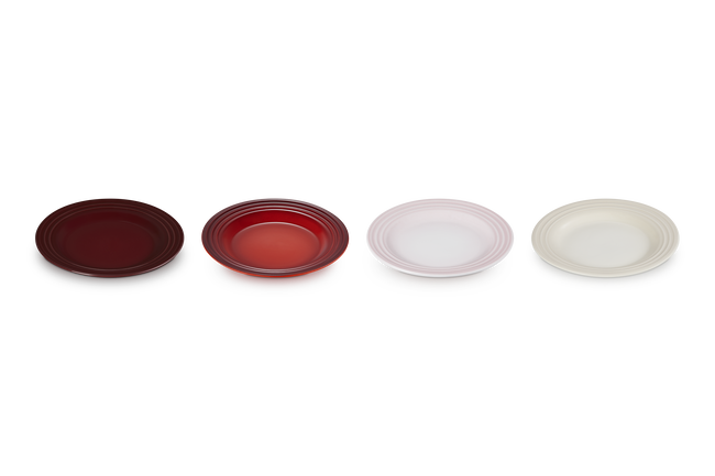 Stoneware Petits Fours Set of 4 Appetiser Plates image number 4
