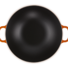 Le Creuset Cast Iron Signature Wok with GlaStainless Steel Lid 32cm FlameFlame image number 5