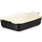 Stoneware Heritage Rectangular DishMatte Black image number 2