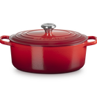 Cast Iron Signature Oval CasseroleCerise image number 1