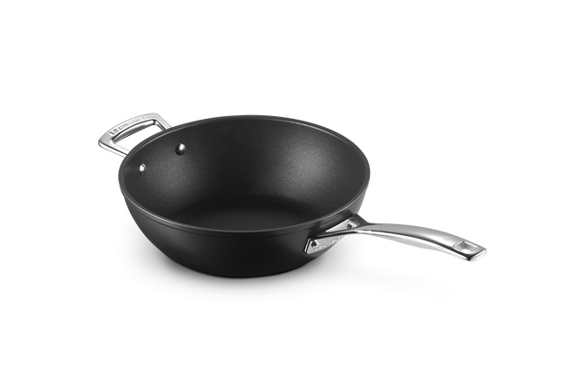 Le Creuset Toughened Non-Stick Stir-Fry Pan with Helper Handle 26cm image number 4