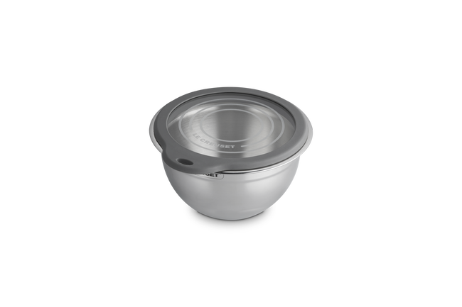 Stainless Steel Mixing Bowl with Glass Lid image number 2