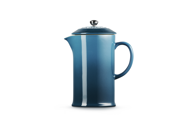 Stoneware Coffee PressDeep Teal image number 2