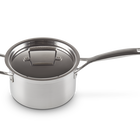 3-ply Stainless Steel Saucepan with Lid & Helper Handle image number 3