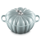 Le Creuset Cast Iron Signature Pumpkin Casserole 24cm Sea SaltSea Salt image number 2