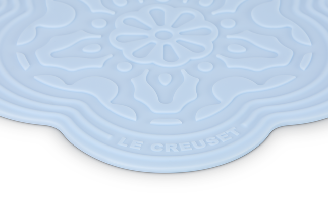 Silicone Flower Trivet Coastal Blue image number 2