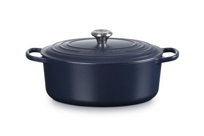 Le Creuset Cast Iron Signature Oval Casserole 31cm Navy