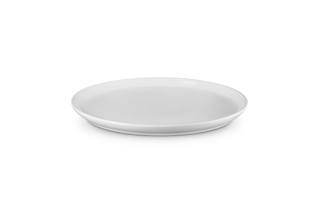 Le Creuset Stoneware Coupe Dinner Plate 27cm WhiteWhite image number 2