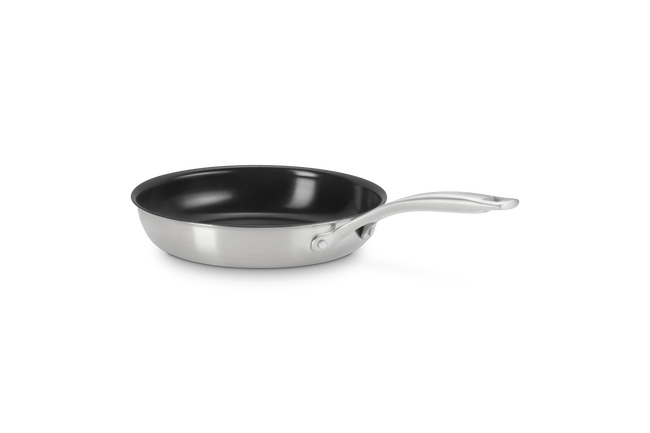 Essential 3-ply Stainless Steel 24cm Frying Pan Non-Stick image number 2