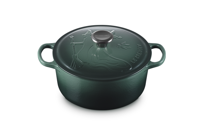 Wicked Elphaba Embossed Signature Round Casserole image number 1