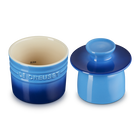 Stoneware Butter CrockAzure Blue image number 3