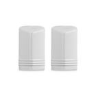 Stoneware Heart Salt & Pepper ShakersWhite image number 3