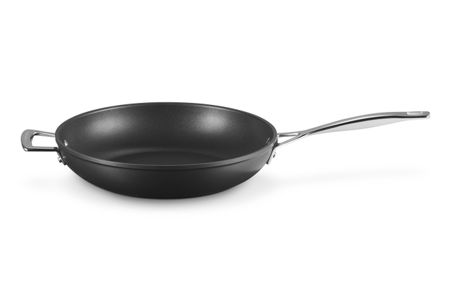 Le Creuset Toughened Non-Stick Deep Frying Pan with Helper Handle 30cm image number 1
