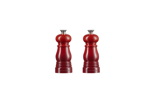 Mini Salt & Pepper Mill SetCerise image number 7