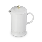 Stoneware Holly Coffee Press with Gold Knob image number 4
