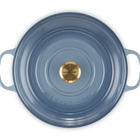 Cast Iron Signature Shallow CasseroleChambray image number 5