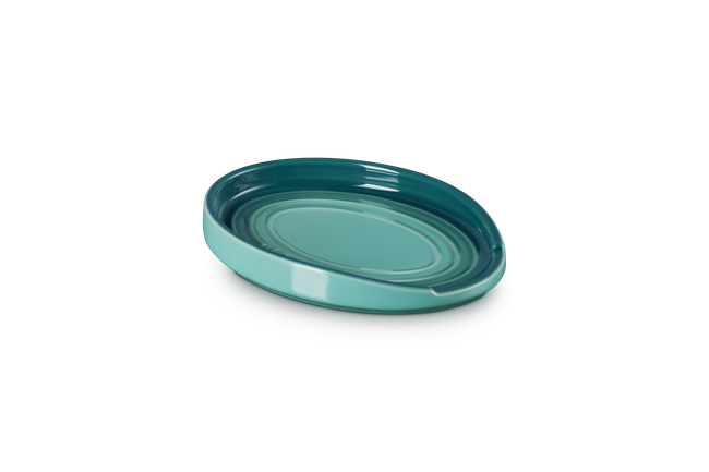 Stoneware Oval Spoon RestRiviera image number 2