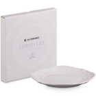 Le Creuset Stoneware Eternity Lace Plate Border Relief 22cm image number 1