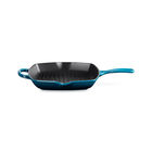 Le Creuset Cast Iron Signature Square Skillet Grill 26cm Deep TealDeep Teal image number 1