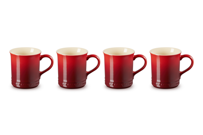 Le Creuset Stoneware Set of 4 Seattle Mugs 400ml image number 3