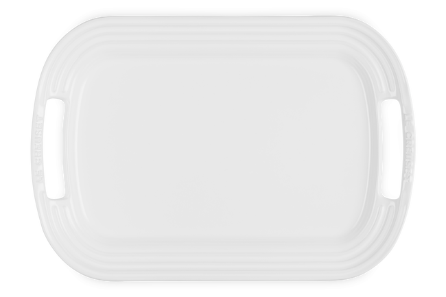 Stoneware BBQ PlatterWhite image number 4