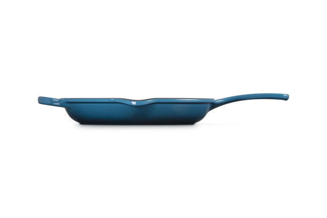 Cast Iron Signature Round SkilletDeep Teal image number 3